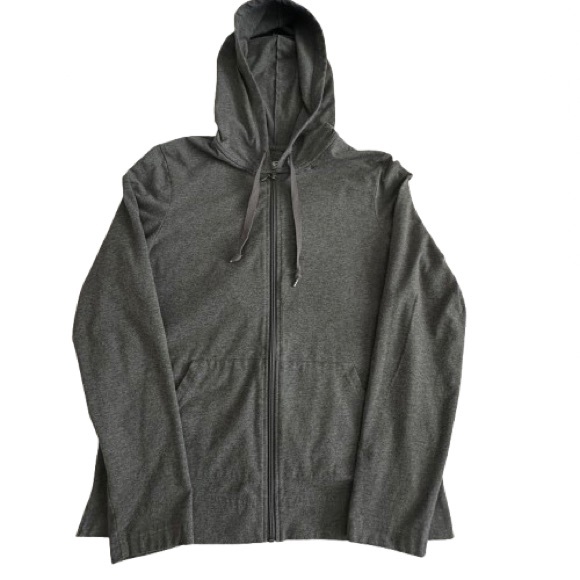 Athletic Works Girl's L (12-14) Gray Zip-Up Sporty Athletic Long Sleeves Hoodie - Picture 5 of 16